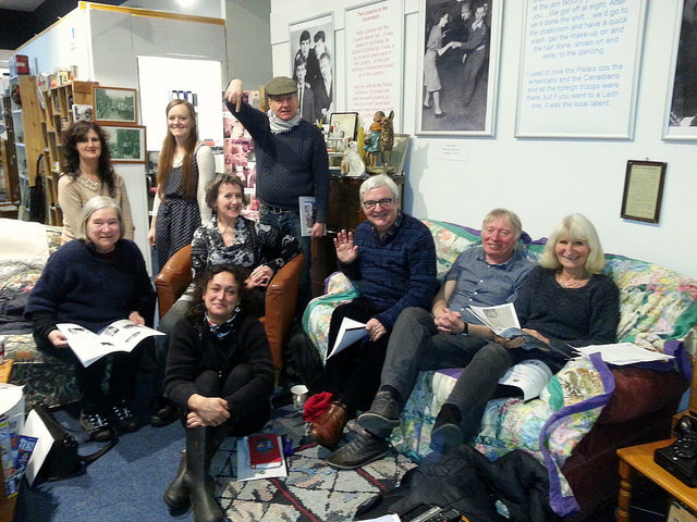 Some members of the BIG Community History group attending Oral History training at the Living Memory Association, Nov 2017